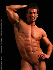 Horny muscle man Chris shows his ripped body and stripping by Manifest Men image #7