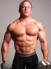 Hairy blonde muscle man Ben Kieren by Manifest Men image #4