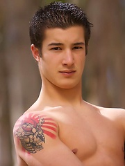 Hot brunette stud Talan naked by PerfectGuyz image #5