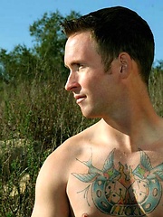 Tattooed hunk Chris posing naked by PerfectGuyz image #6