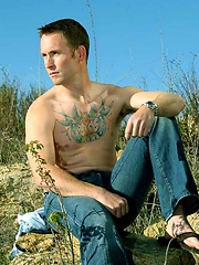 Tattooed hunk Chris posing naked by PerfectGuyz image #6