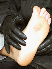 Hunk tied to a chair and tickled until he plays with his cock by With Marcello image #4