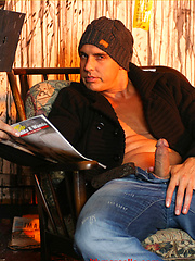 Naughty Marcello has a sneaky wank in a burnt out house by With Marcello image #4