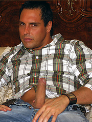 Marcello wanks onto a mirror and his feet by With Marcello image #6