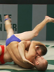 Paul Wagner and Sebastian Keys battle it out on the mat to see who gets humiliated and fucked doggie style. by Naked Kombat image #7
