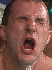 Two studs battle it out in a powerful and sexy grudge match that ends with the winner pounding the loser\\\\\\\'s ass in a hot tub. by Naked Kombat image #7