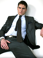 Check out the tension rising in his gay pants by Men at Play image #4