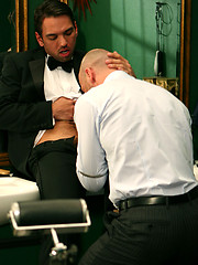 Gay sex featuring strong males willing deep penetration by Men at Play image #7
