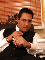 Marcello is studying at home and then has a sneaky wank by With Marcello image #6