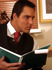 Marcello is studying at home and then has a sneaky wank by With Marcello image #6