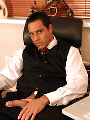 Marcello is studying at home and then has a sneaky wank by With Marcello image #6