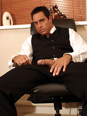 Marcello is studying at home and then has a sneaky wank by With Marcello image #6