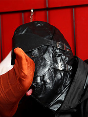 Marcello ties up an intruder and gets his cock sucked hard by With Marcello image #7