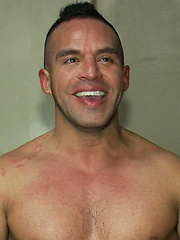 A muscle stud is dragged into a San Francisco sex club where he sucks many cocks and gets gangbanged by a group of horny strangers. by Bound in Public image #9