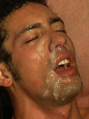 Hot stud gets fucked and cum on his face at a public bar. by Bound in Public image #9