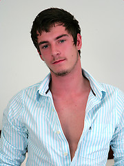 Naughty Straight Hunk Liam - His 1st Time Playing With a Dildo & Wow What a Cum Shot! by English Lads image #8