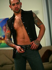 Josh Edwards shows his pirced cock by Hot Older Male image #7