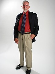 Old man Jon Moore jerking off his dick by Hot Older Male image #6
