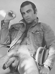 Hairy mature hunk posing naked. Colt vintage pics. by Colt Studio image #7
