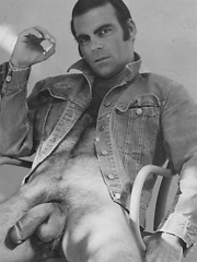 Hairy mature hunk posing naked. Colt vintage pics. by Colt Studio image #7