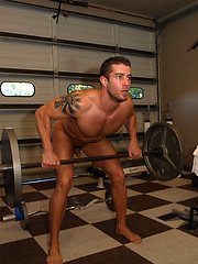 Cody working out and jerking off dick by Cody Cummings image #6