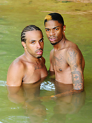 Damari and Mister Buck outdoor fuck and facial by Dark Thunder image #9
