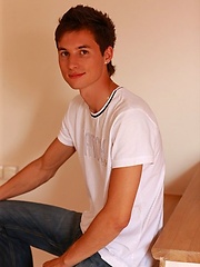 Skinny twink Gaelan Binoche shows his fat cock by BelAmi Online image #7