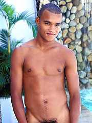 Ebony latino boy Alexandro naked by Brazilian Studz image #9