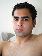 Sexy, young Latino Gabriel Martin gives his uncut cock a workout for Fantastic Foreskin! by Fantastic Foreskin image #7