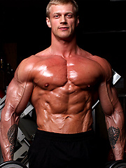 Hot blond bodybuilder Todd Morris naked by Power Men image #7