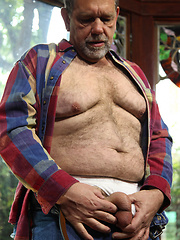 Daddy Jack Snow jerking off dick by Pantheon Bear image #7