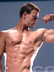 Hot muscle hunk Kirk Evans shows cock by Colt Studio image #5