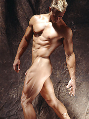 Hot muscle hunk Kirk Evans shows cock by Colt Studio image #5