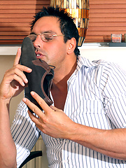Sexy Marcello has new shoes and a desire to wank by With Marcello image #6