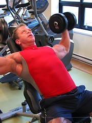 This ripped bodybuilder shows us what he does to keep in shape by Mark Wolff image #6