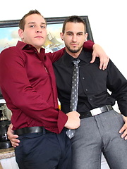 Dylan forces overtime on his cock by Office Cock image #5