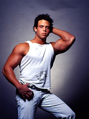 Young sexy fitness model Zack Lauren poses by Mark Wolff image #5