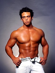 Young sexy fitness model Zack Lauren poses by Mark Wolff image #5