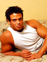 Young sexy fitness model Zack Lauren poses by Mark Wolff image #5