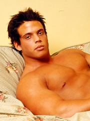 Young sexy fitness model Zack Lauren poses by Mark Wolff image #5