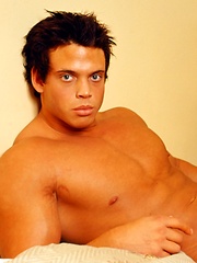 Young sexy fitness model Zack Lauren poses by Mark Wolff image #5