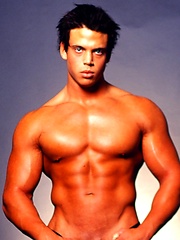 Young sexy fitness model Zack Lauren poses by Mark Wolff image #5