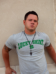 Country boy Brock jerking off dick by Southern Strokes image #8