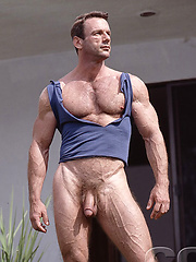 Hot muscle man Mike West naked by Colt Studio image #5