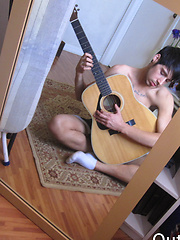 Sexy straight men showing off cocks in hacked phone by Out Him image #3