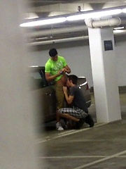 Parking garage anal fuck by Gay Violations image #6