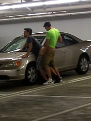 Parking garage anal fuck by Gay Violations image #6