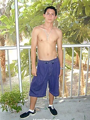 Eric shows off his hot young smooth 18 year old body for us by Miami Boyz image #8