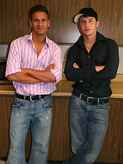Denny and Phoenix jacking off dicks by Nextdoor Buddies image #5
