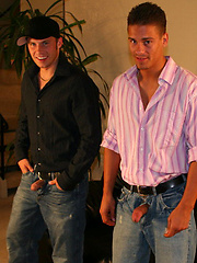 Denny and Phoenix jacking off dicks by Nextdoor Buddies image #5